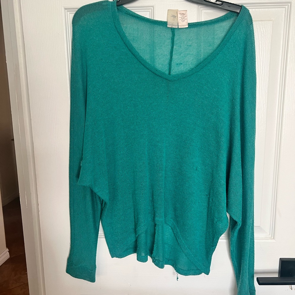 Green sweater